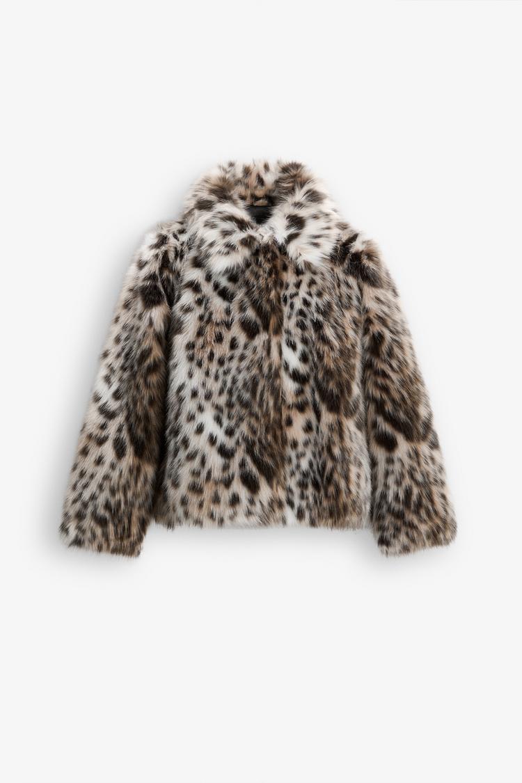 Jax™ | Wild Leopard Faux Fur Coat