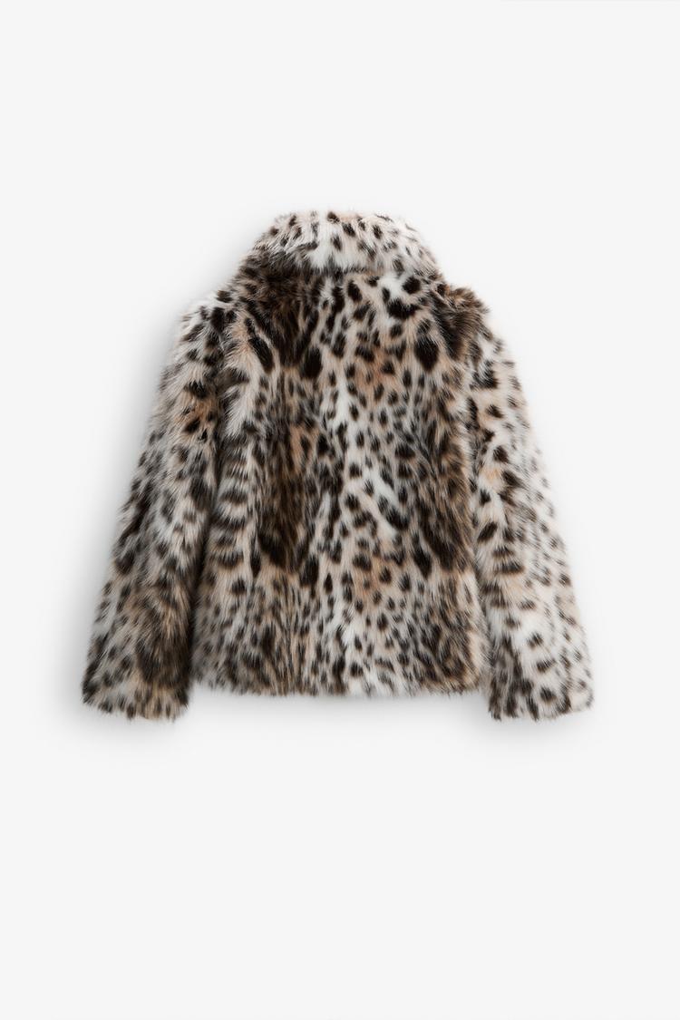 Jax™ | Wild Leopard Faux Fur Coat