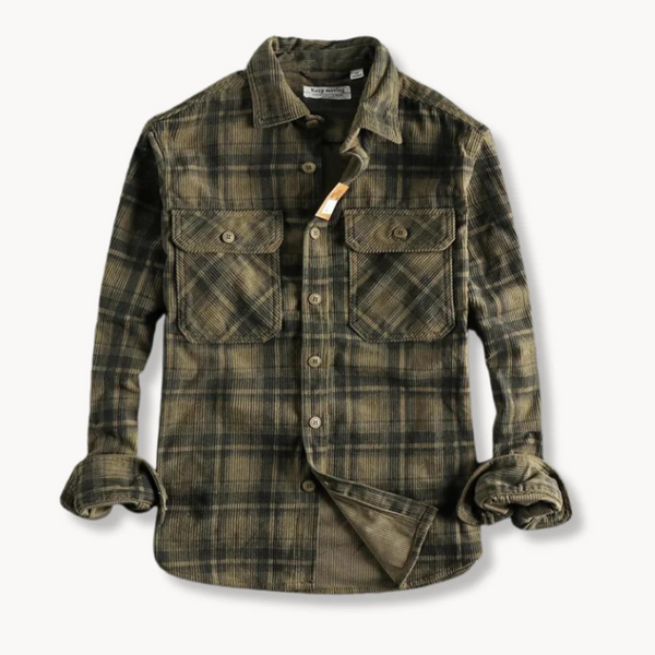 Heritage Plaid™ | Cozy Corduroy Flannel Shirt