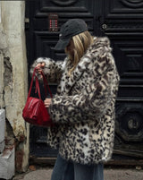 Jax™ | Wild Leopard Faux Fur Coat