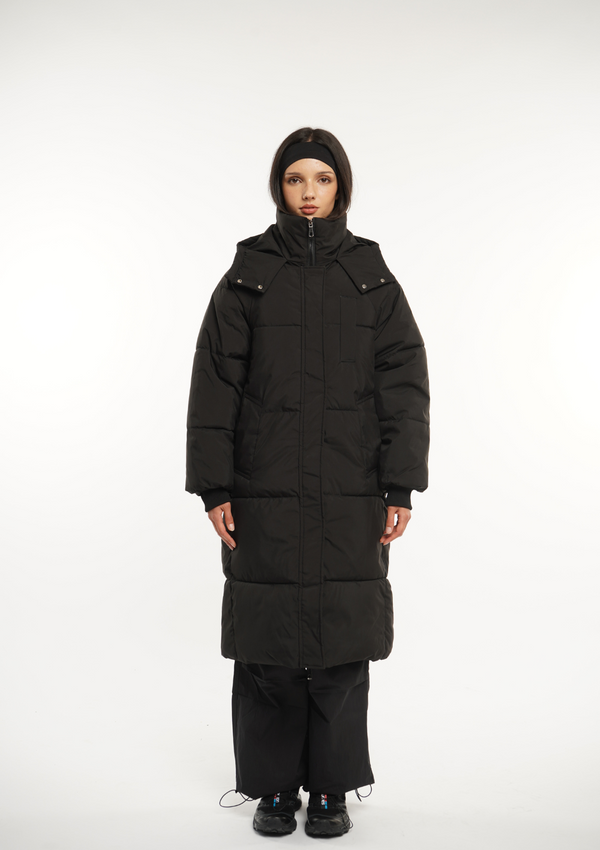 Valentina™ | Luxe Hooded Belted Puffer