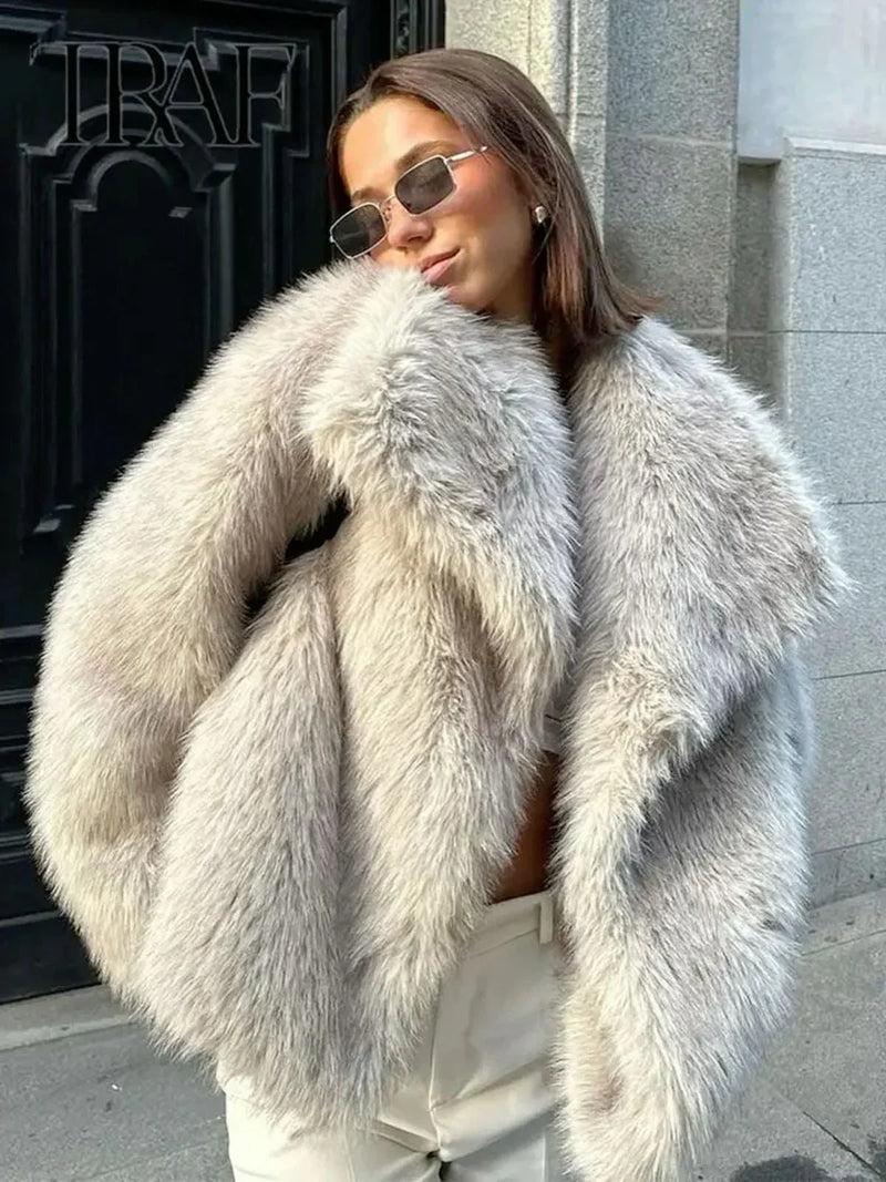 Selene™ | Sleek Fur Jacket