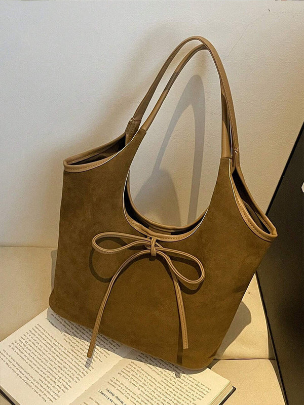 Arabella™ | Suede Bow Bag