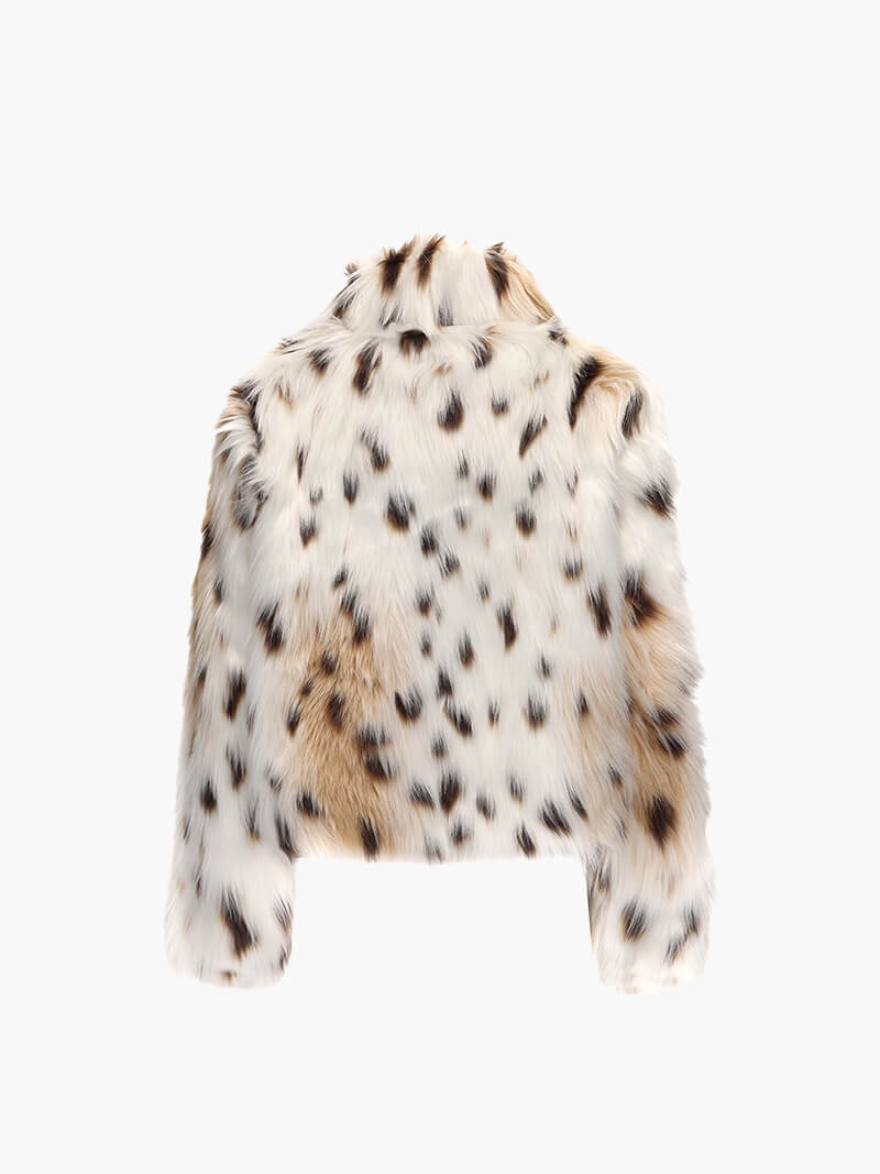 Leona™ | Luxe Leopard Faux Fur Coat