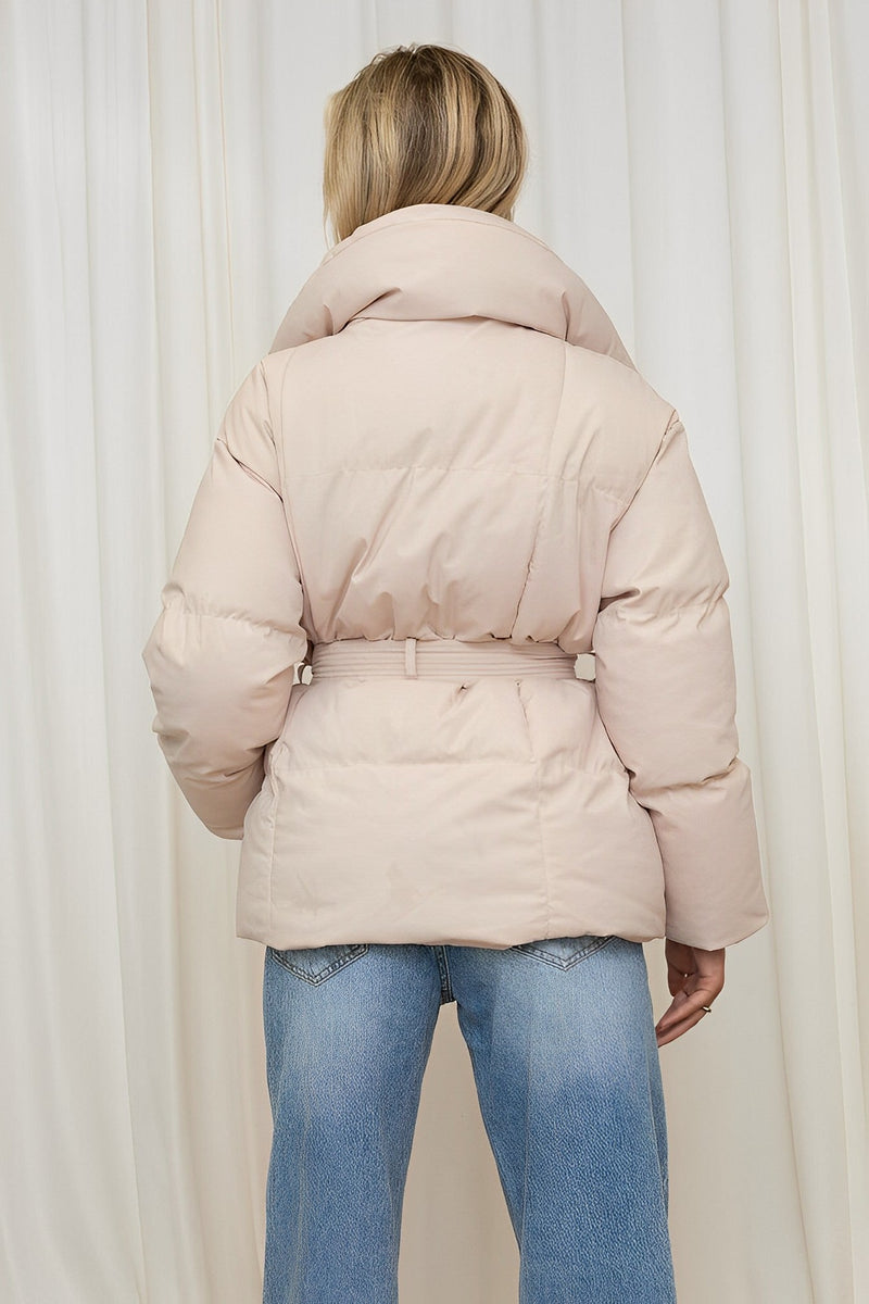 Valentina™ | Luxe Mid Belted Puffer