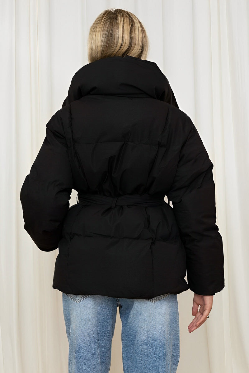 Valentina™ | Luxe Mid Belted Puffer